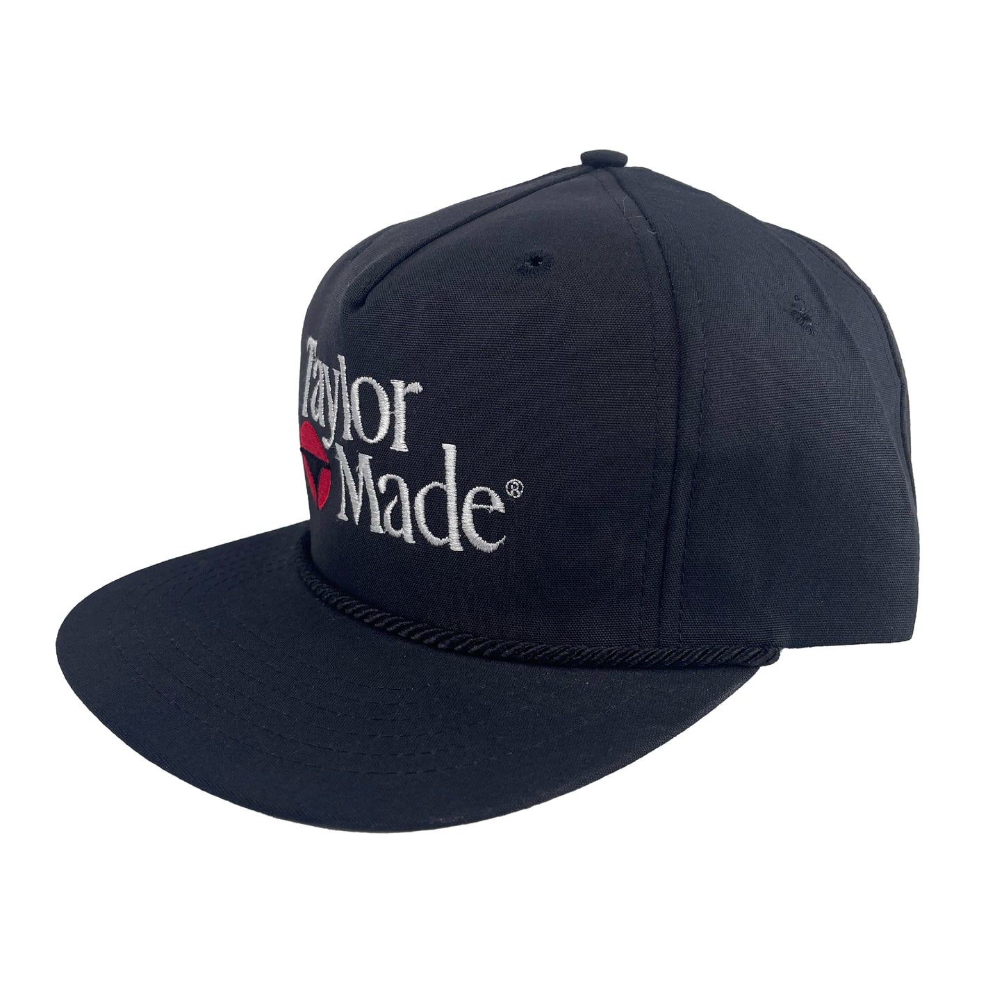 Vintage Black Texace TaylorMade Strapback Hat